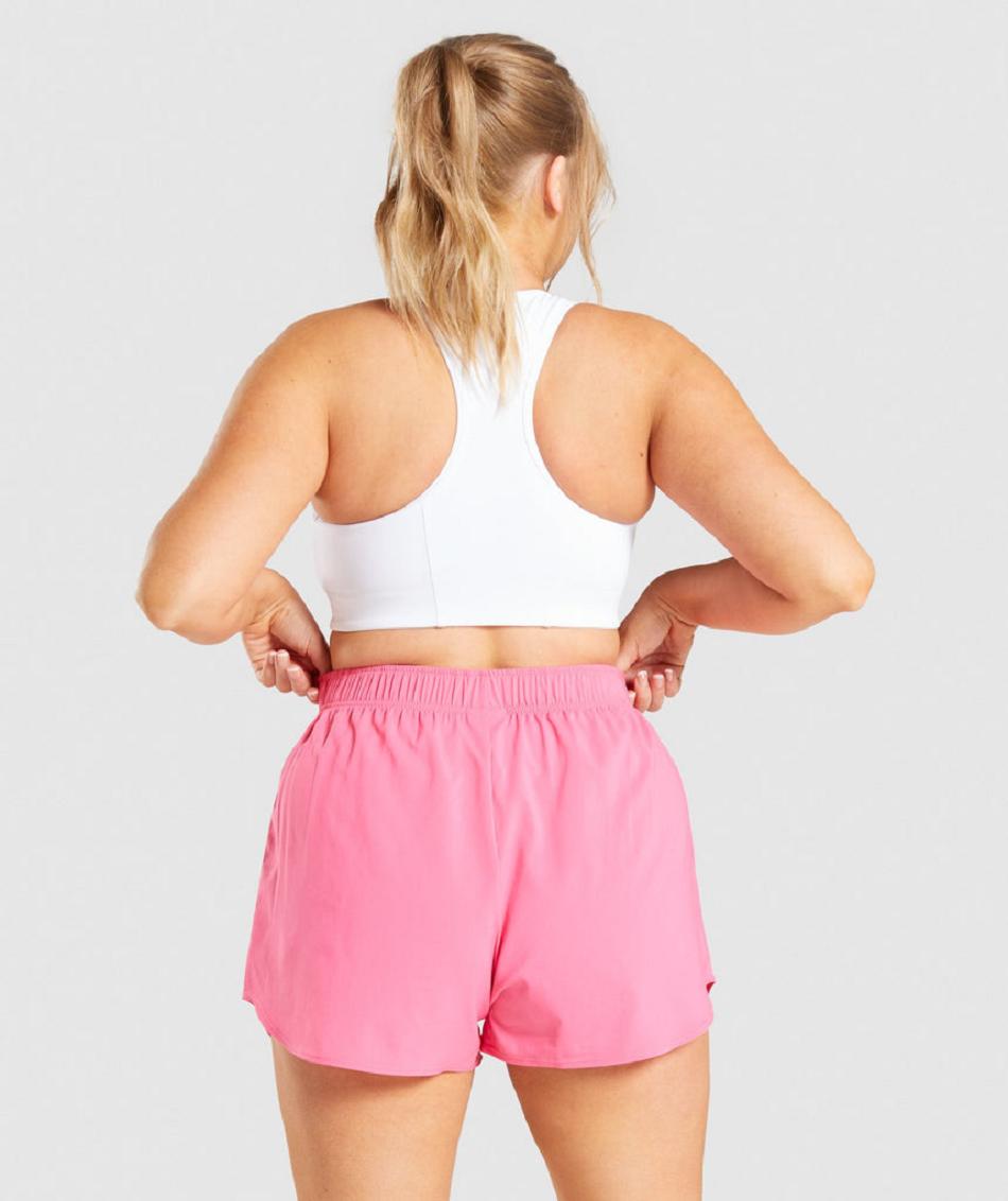 Sujetadores Deportivos Gymshark Essential Racer Back Mujer Blancas | CO 2147OKI